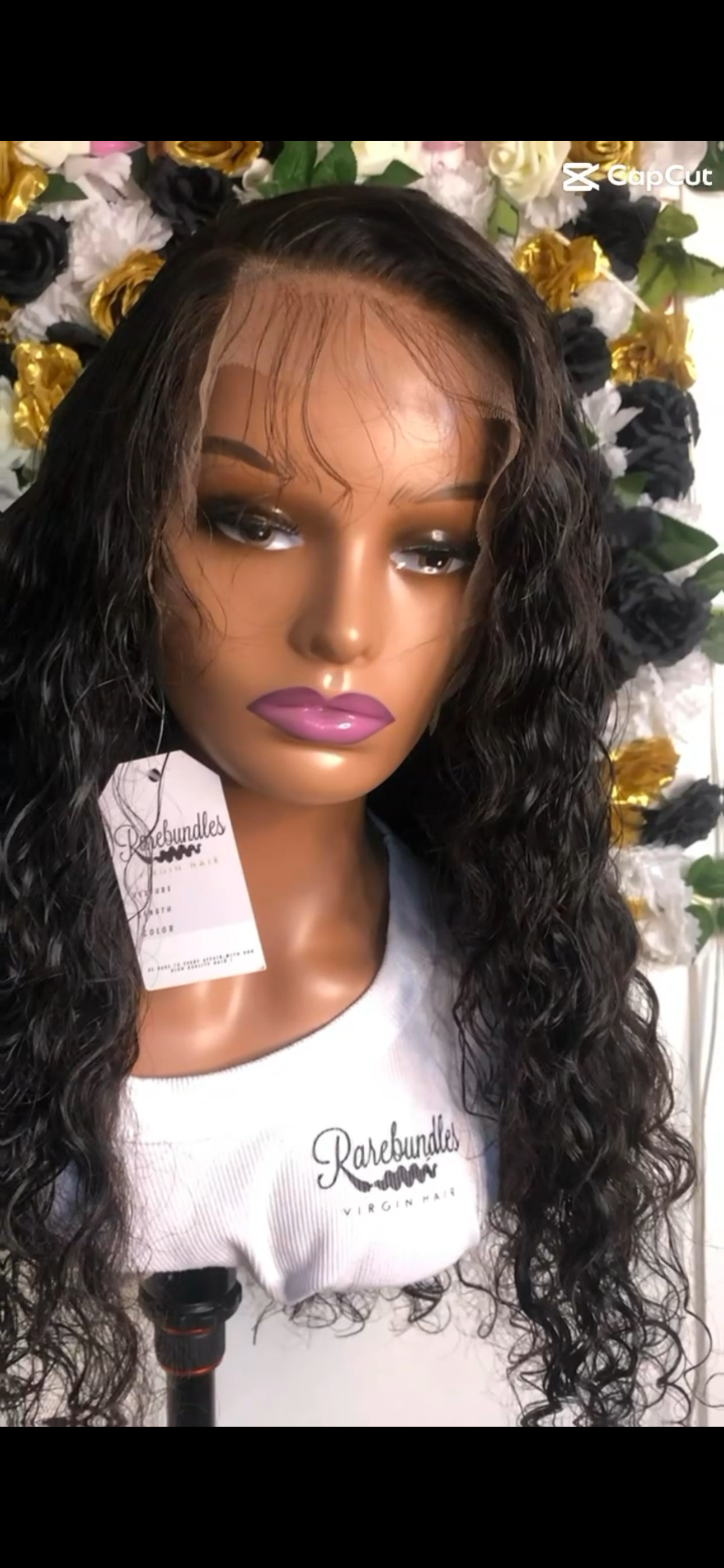 5x5 HD Lace Closure Deep Wave Wig
